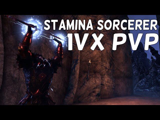 ESO - Stamina Sorcerer 1vX PvP (Day 1)