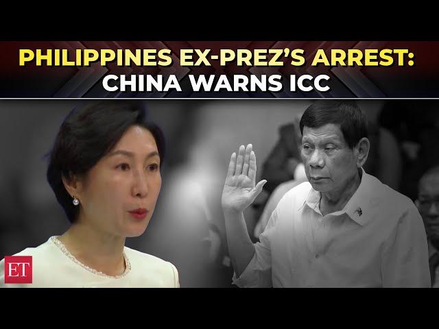 China warns ICC against 'politicising' Philippines ex-president Duterte’s arrest