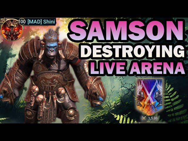 Samson Shocking My Enemies In Live Arena  I Raid: Shadow Legends