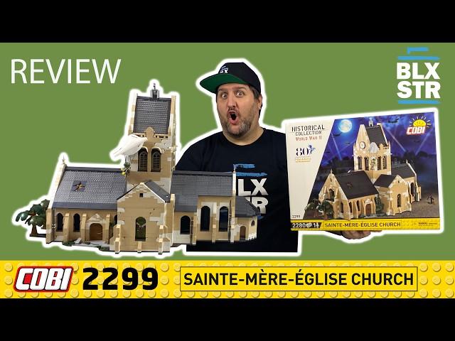 GÖTTLICH! Sainte-Mère-Église Church / Kirche aus COBI Steinen  COBI-2299 ▶️ REVIEW