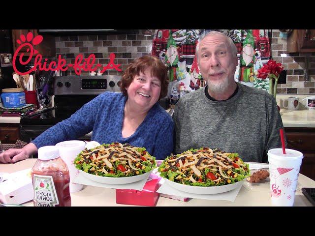 Chick-fil-A Spicy Southwest Salad + Crispy Chicken