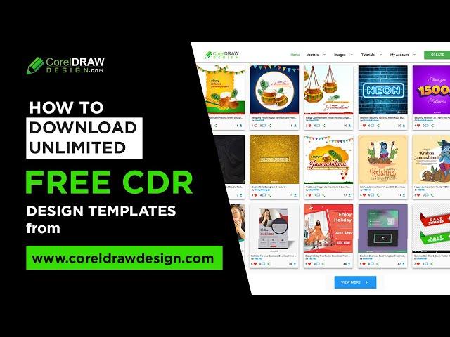 Download Unlimited free CDR files from coreldrawdesign website.