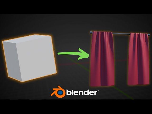 Create Curtains in Blender in 1 Minute