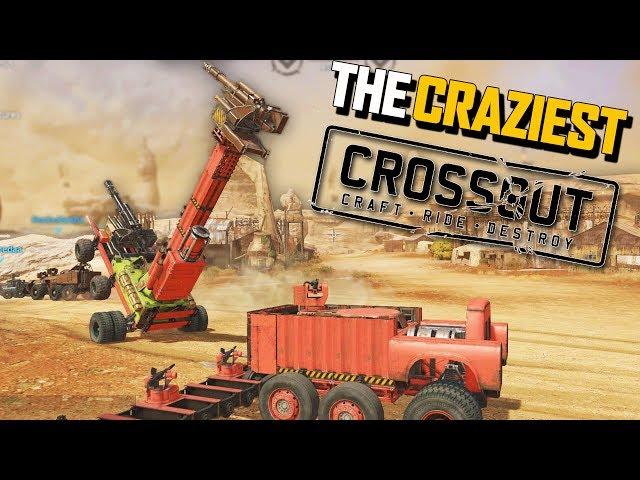 Crossout The CRAZIEST & Derpiest Crossout Vehicles FUNNY Moments (Crossout Open Beta Gameplay Part 4