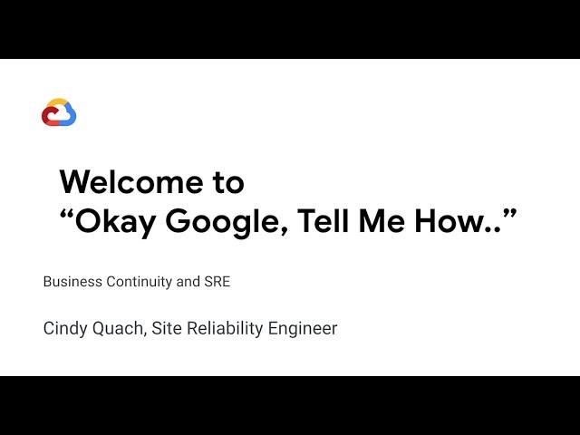 Google's SRE Team shares their Best Practices