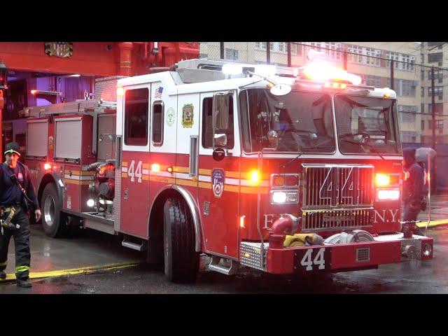 FDNY Engine 44 Responding