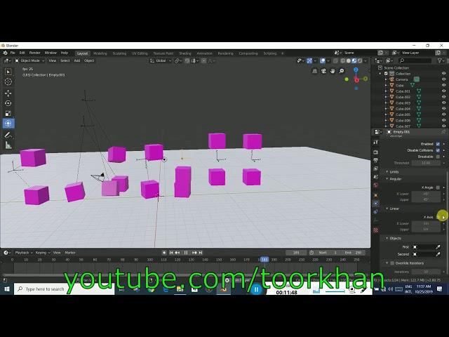 Blender 2 8 All Rigid Body Physics Beginner Tutorial, Physics  Rigid Body, Eeve, Toorkhan