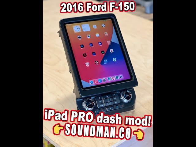 2016 Ford F-150 iPad PRO - Soundman dash mod