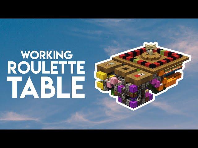 Working Roulette Table  | Minecraft Java 1.21.4 Redstone Tutorial