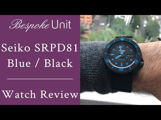 Seiko 5 Sports Ref. SRPD81K1 Blue-Black "Street" Watch Review