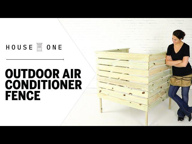 How to Build an Outdoor Air Conditioner Cover | House One