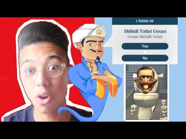 Can AKINATOR guess SKIBIDI TOILETS!!