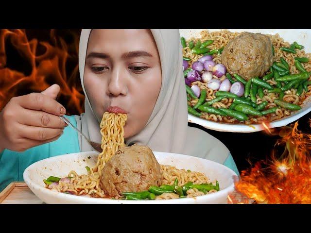 SIMPEL TETAP PEDAS‼️MIE KSC BAWANG JAHAT BAKSO URAT||asmr mukbang indonesia|| #asmr #mukbang #eating