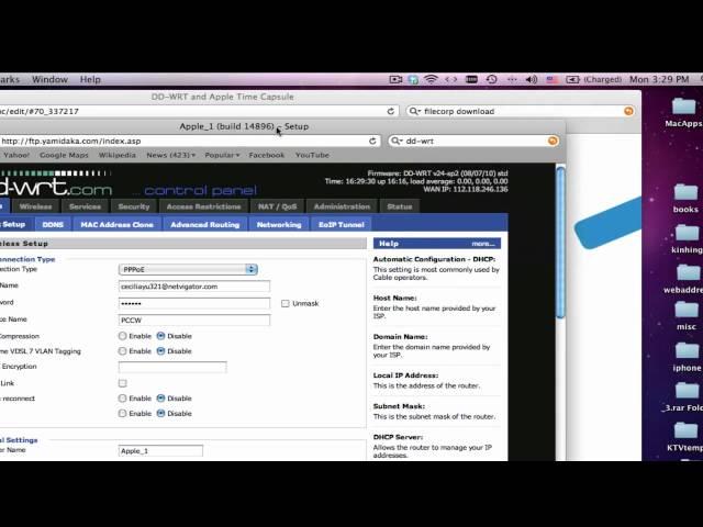 dd-wrt/TP-Link router and Apple Time Capsule Wireless bridge