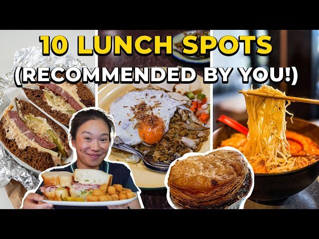 10 Sydney CBD Lunch Spots (Viewer Recommended!) | Sydney Food Vlog