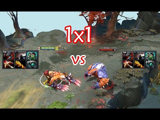 Lifestealer Naix vs Ursa | 30 Level Same items | WHO WILL BEAT? #dota2 #dota #wodota #1v1