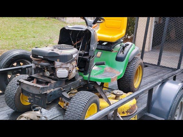 Lawn mower repair and flip