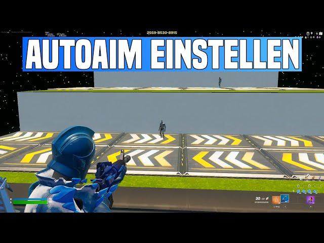 FORTNITE Aim Assist/Auto Aim EINSTELLEN auf Konsole & PC Tutorial | SABO