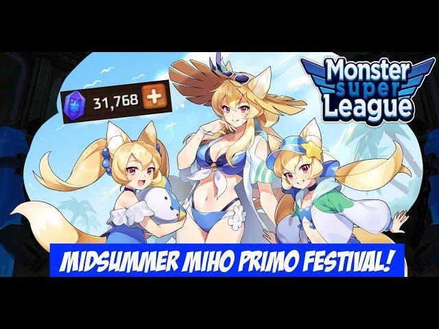 Midsummer Miho Primo Festival! | Monster Super League