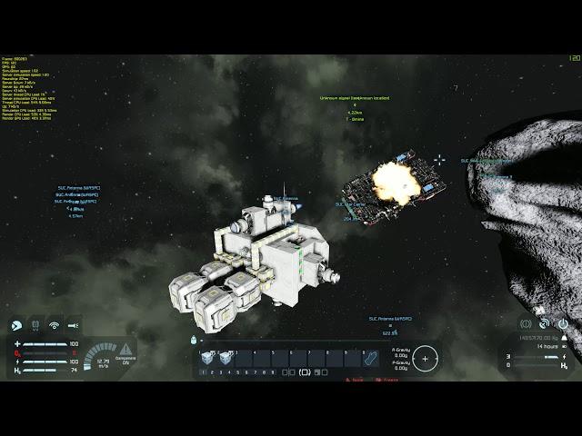 Space Engineers Gravity Cannon Test