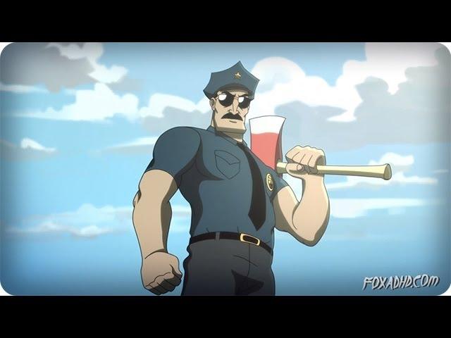 AXE COP AMERICAN PSYCHO OPEN