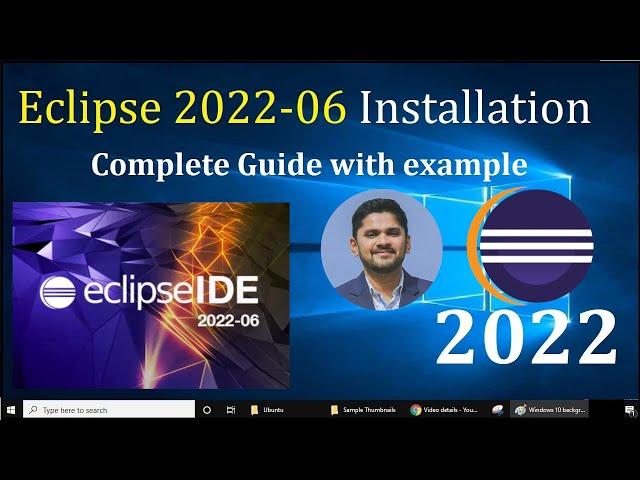 How to install Eclipse IDE 2022-06 on Windows 10/11 with JDK [ 2022 Update ] Eclipse - Java 18