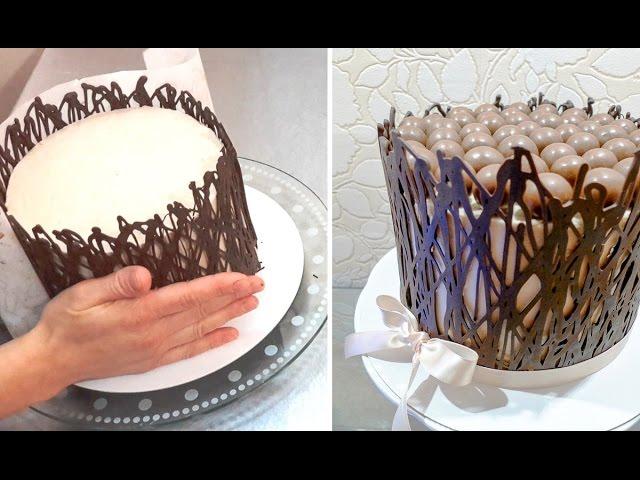 How To Make Chocolate WRAP Cage | CHOCOLATE HACKS by Cakes StepbyStep