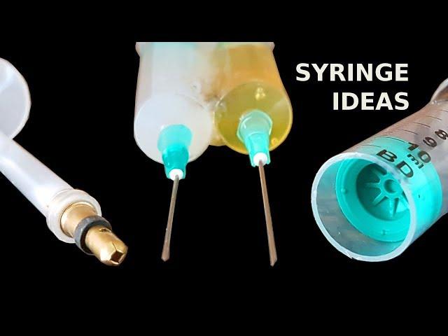 3 Awesome Ideas for Syringe | Life Hacks