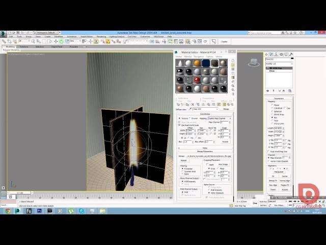 3Ds Max + Corona Render. Пламя свечи (Урок 3d Max)