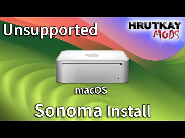 Installing macOS Sonoma On A 2009 Mac Mini (OpenCore Legacy Patcher)