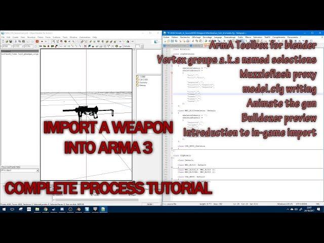 Import a WEAPON into ArmA 3 - Complete process tutorial