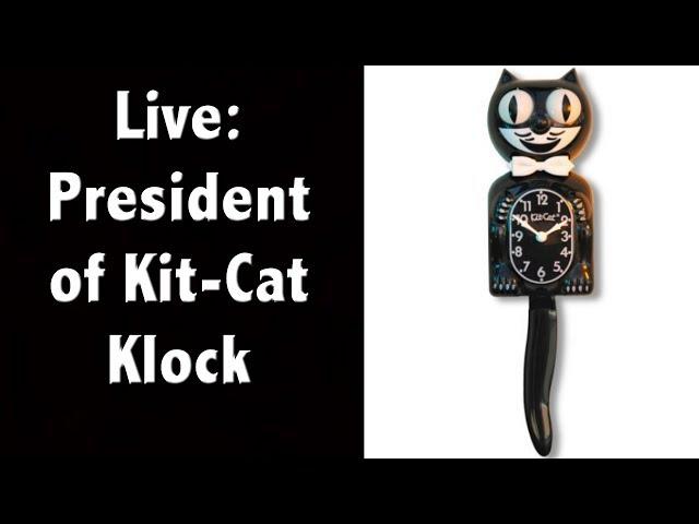  LIVE: Kit-Cat Klock President Talks about The History of This Iconic Cat Clock