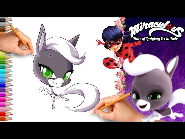 How to draw Kwami Kaalki | Miraculous Ladybug 