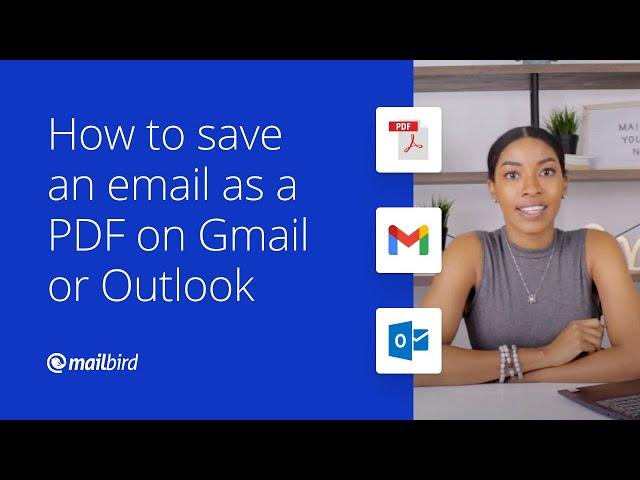 How to save an email as a PDF on Gmail or Outlook