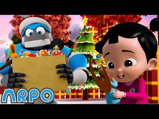 Arpo Robot Babysitter | A Very Arpo Christmas! | Funny Cartoons for Kids | Arpo the Robot