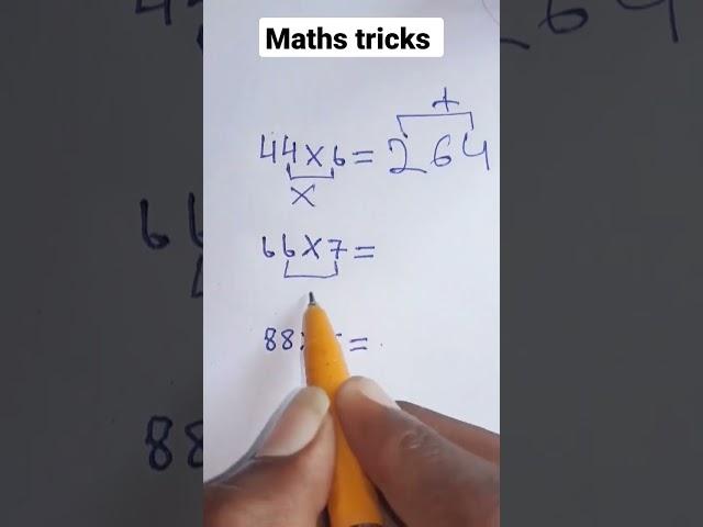 Multiplication Best Trick For 6 #maths #mathstricks #mathematics #multiplication #education