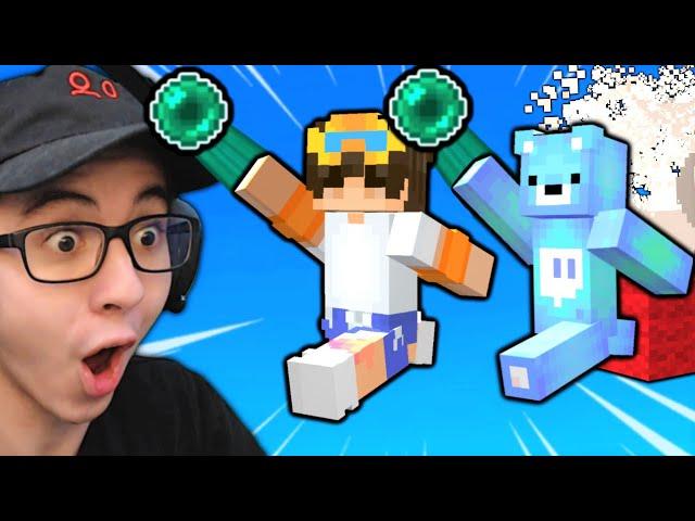 Teaching NotNico How To Ender Pearl Clutch in Minecraft Bedwars...