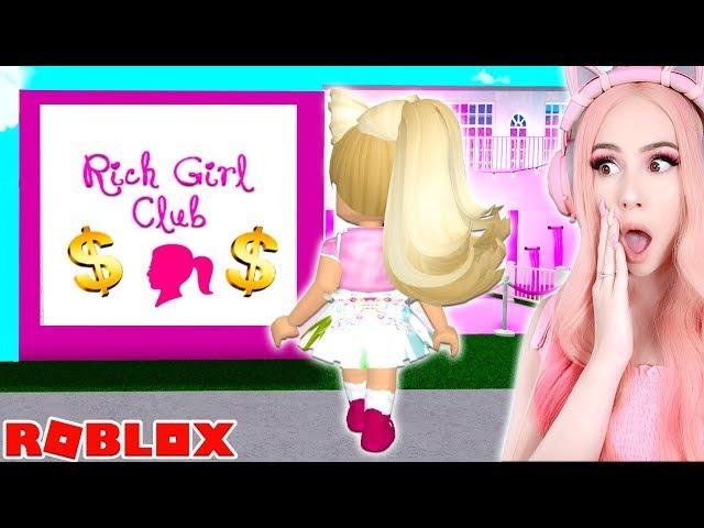 This Secret Club Was For RICH GIRLS ONLY... So I Went Undercover - Roblox Bloxburg