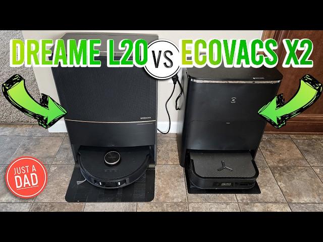 Dreame L20 Ultra  vs Ecovacs Deebot X2 Omni Robot Vacuum & Mop COMPARISON  *AMAZING*