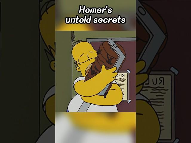 Homer's untold secrets.#simpsons