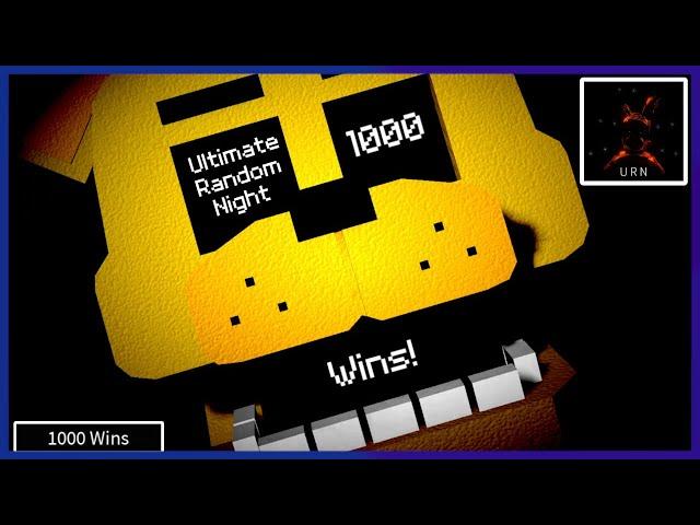 Ultimate Random Night | 1000 Wins | (A Roblox FNaF Game)