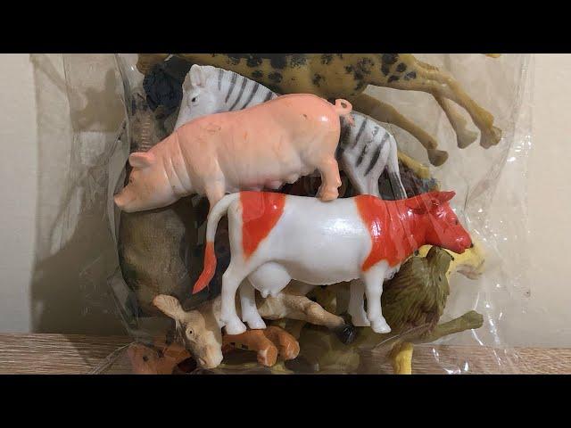 Vintage Farm Zoo Animal collectable ASMR unboxing review