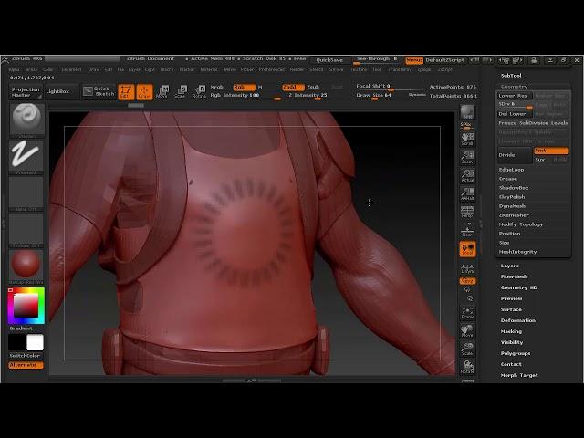 Zbrush Masking for sculpting