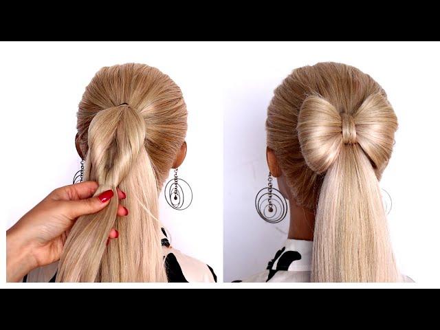  How to do a BOW PONYTAIL 