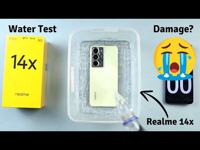 Realme 14x Water Test  || Realme 14x Durability Test