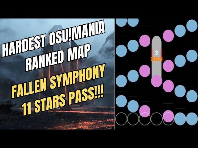  OSU!MANIA HARDEST RANKED MAP DESTROYED ! FALLEN SYMPHONY 7K 