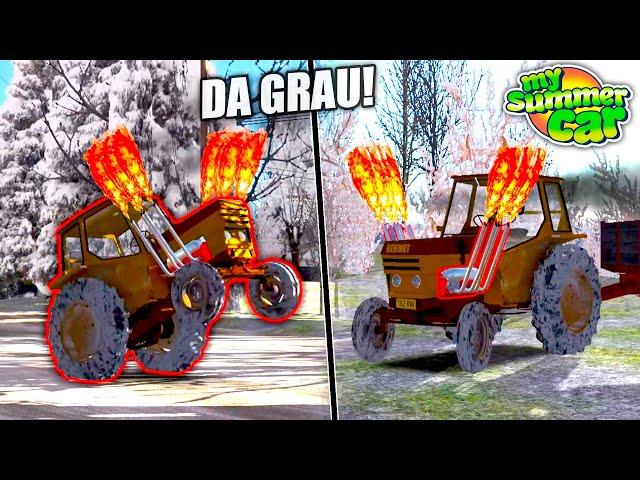 Entregando madeira de TRATOR V8! - My Summer Car (Winter) #76