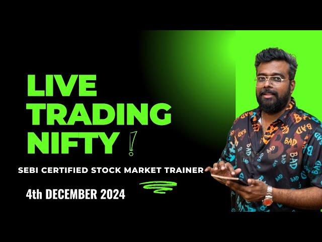 Bank Nifty50 : DEC 4th  Live Options Trading today#BankNiftyTradingLive|2024 Learn Trading Easy Way.