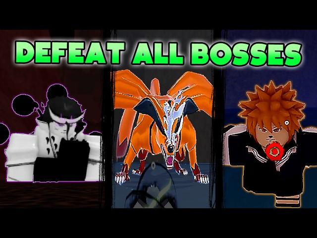 The Best Moveset To Defeat ALL BOSSES | Shindo Life