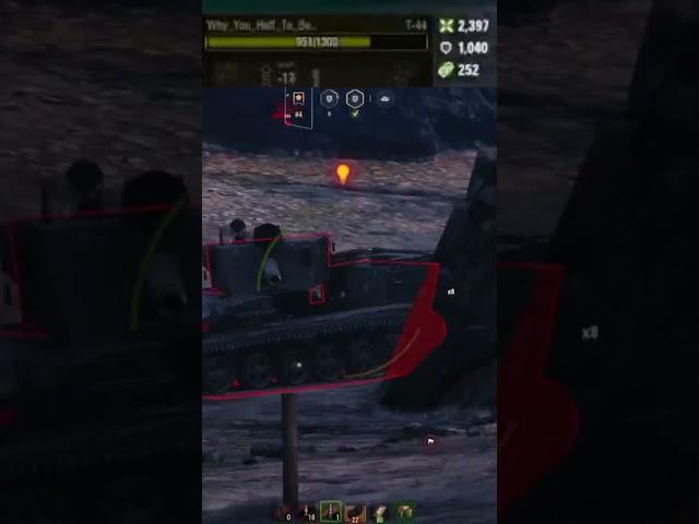 The T-44 w/ the 122mm is Better Than You Think #wot #worldoftanks #t44 #shorts